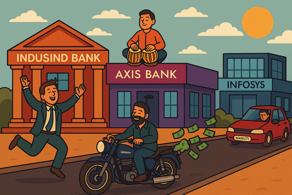 Stock Market Today Rally - IndusInd Bank, Axis Bank
