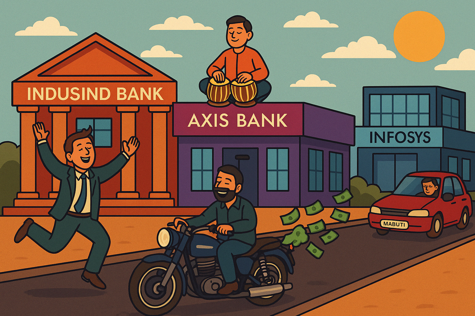 Stock Market Today Rally - IndusInd Bank, Axis Bank