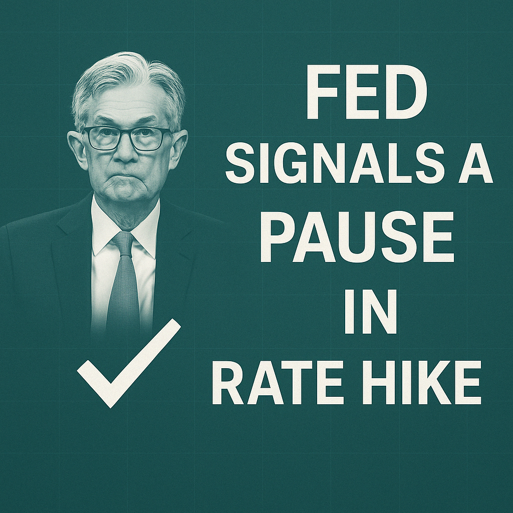 Share Market Today - A pause in Rate Hike