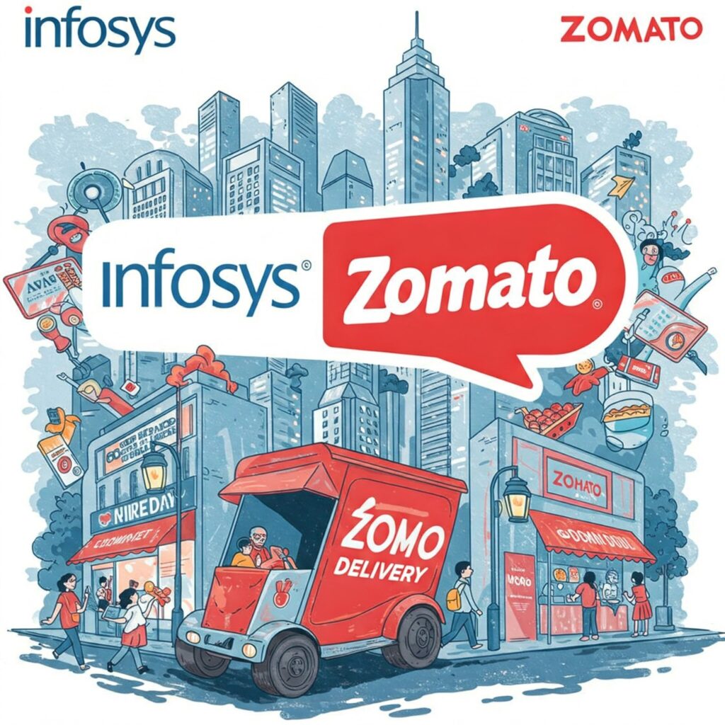 Infosys and Zomato - stock evaluation