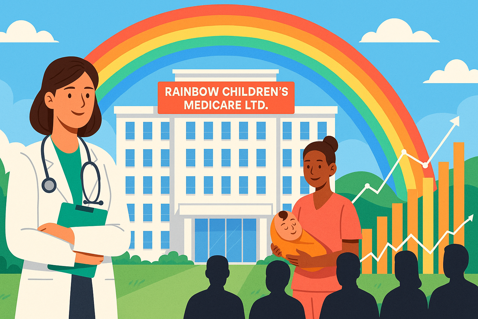 Rainbow Childrens Medicare Stock Evaluation