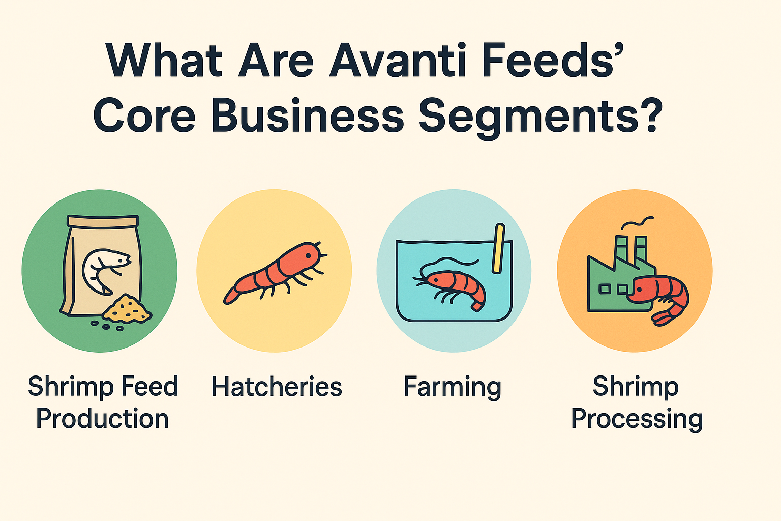 Avanti Feeds Core business Segments